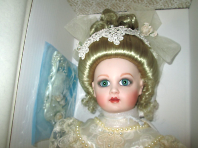 Franklin Mint BeBe Jumeau Porcelain Victorian Heirloom Bride Doll