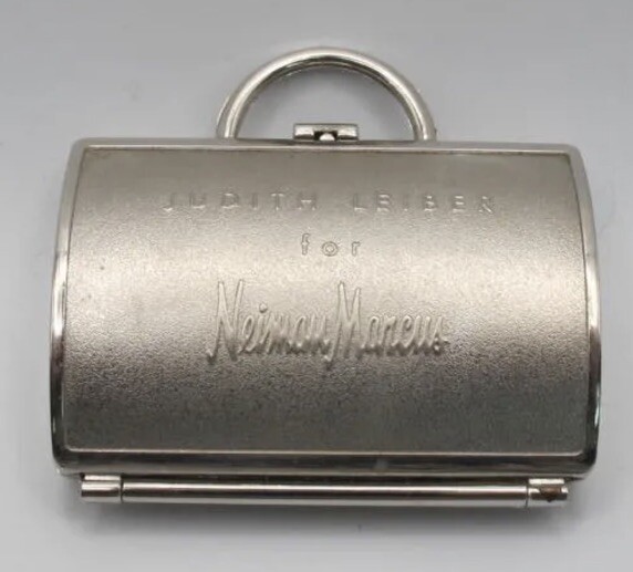 Judith Leiber for Neiman Marcus Butterfly Metal Purse Pill Box/Key
