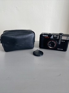 Konica efp 2 Compact 35mm point and shoot Film Camera 38mm Lens Retro And Case