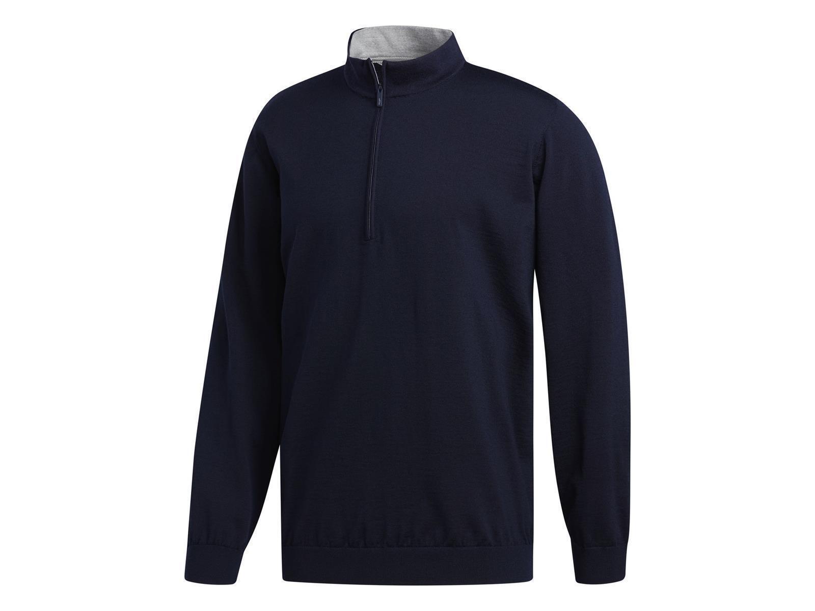 изысканный свитер Herren с застежкой на молнию 1/4 от adidas Adipure