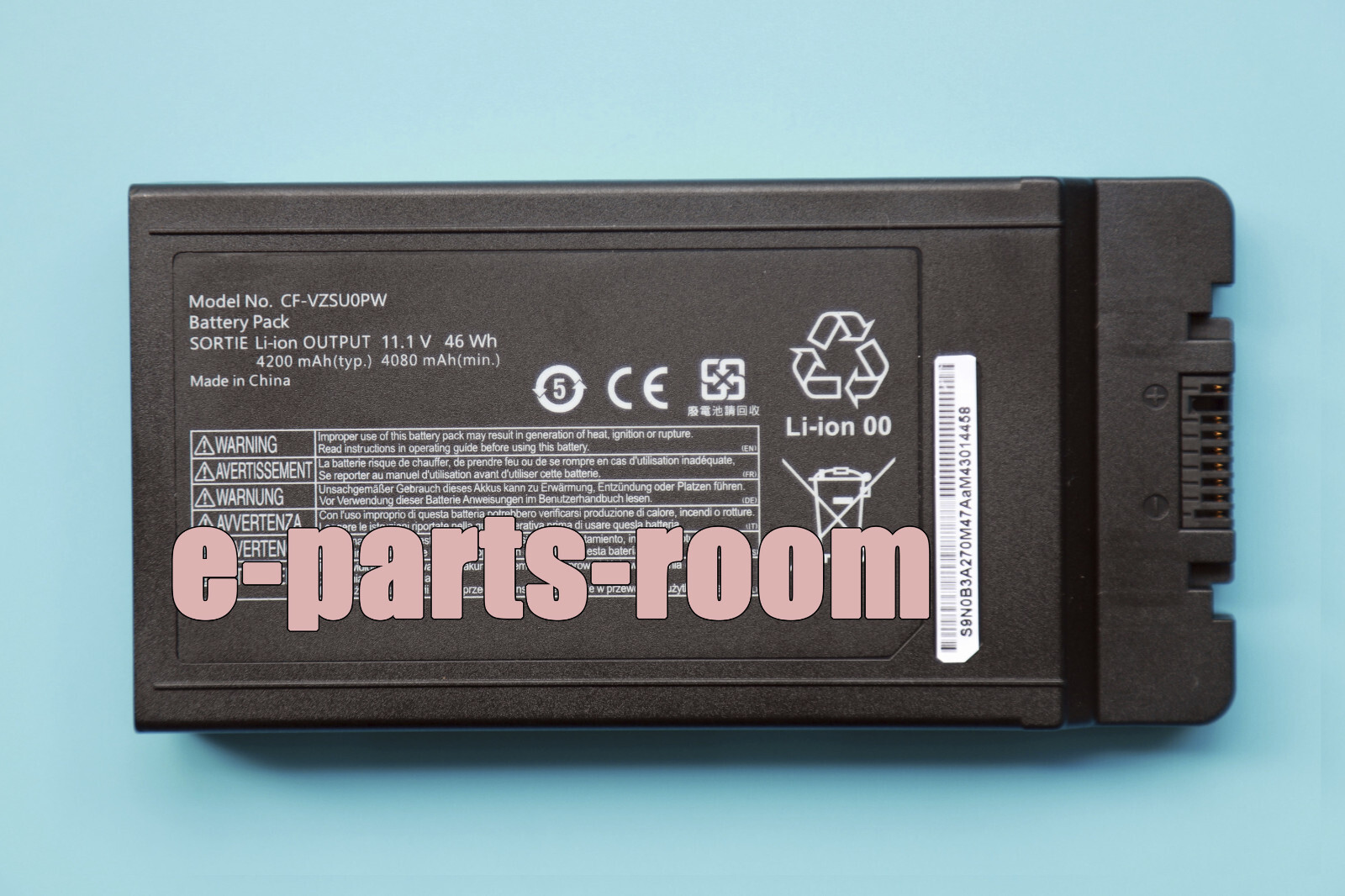 46Wh New CFVZSU0PW CFVZSU0PR Battery Replace for Panasonic TOUGHBOOK