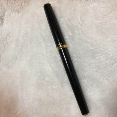 Vintage PLATINUM Fountain Pen Nib 14K EF Black Collector EX