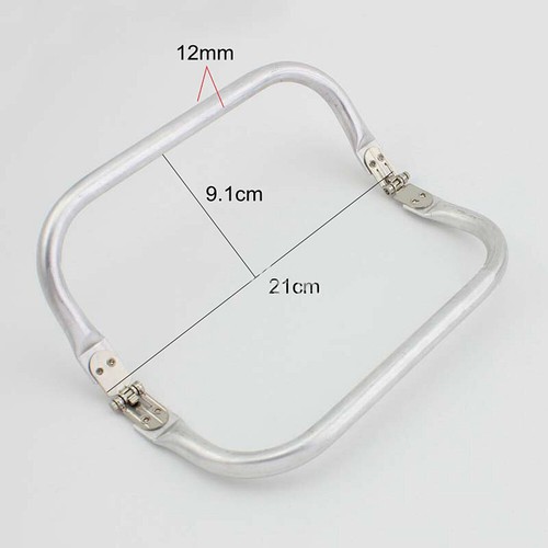 Aluminum Purse Frame Clasp Arch Handbag Handle Clutch Pouch Bags Accessaries DIY - Picture 8 of 19