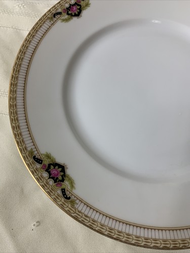 4er Set Shabby Chic Floral Vintage Salatteller 7,5" Rosegold Rosa Bavaria - Bild 3 von 12