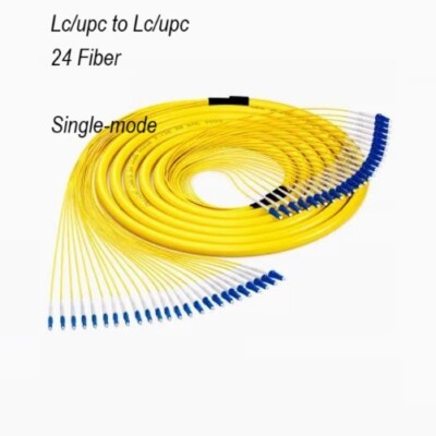30m LC to LC SM OS2 24 Fibers Indoor Multifiber Cable Pre-terminated Patch Cord