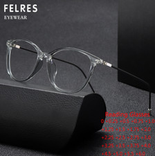 TR90 Round Blue Light Blocking Reading Glasses For Men Women Lightweight Glasses