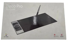 XP-PEN Deco Pro Medium Drawing Tablet w/ Pen, Cable & Nibs - Tested