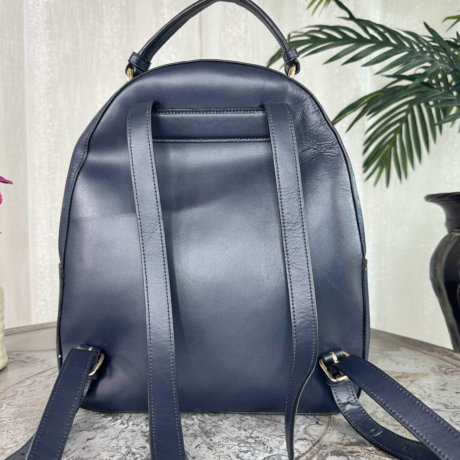 Coach Jordyn Backpack In Signature Leather 2322 Gold/… Gem