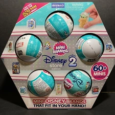 ZURU 5 Surprise Disney Mini Brands Series 2 (5 Pack) Mystery Collectibles
