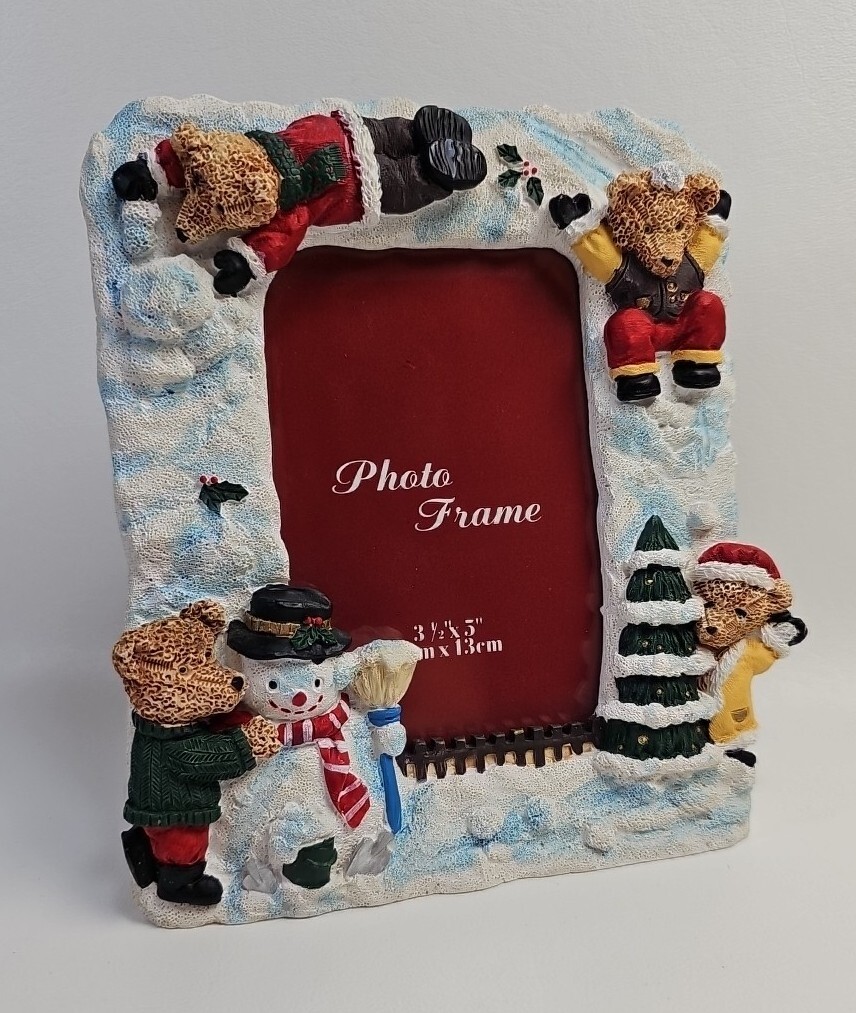 Christmas Holiday Picture Photo Frame 3.5