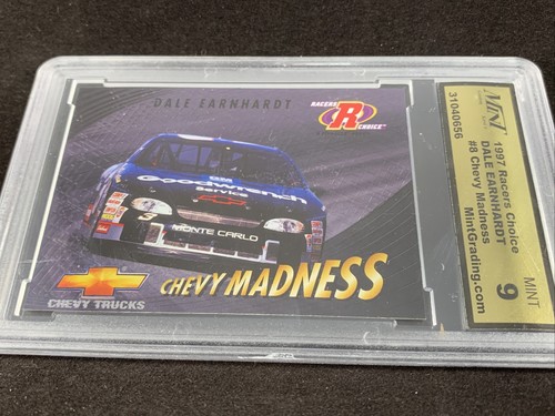 • 1997 RACERS CHOICE • DALE EARNHARDT #8 CHEVY MADNESS • AUTH# 31040656 • MINT 9 - Picture 3 of 3