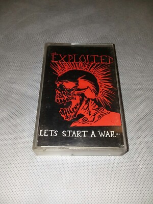 4 THE EXPLOITED Cassette Tape Lot Let's Start a War Now Innercity