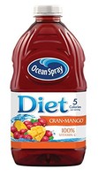 Ocean Spray Diet Cranberry Mango Juice Drink, 64 Fluid Ounce Pack Of 8 Ocean Spray Diet Cranberry Mango Juice Drink, 64 Fluid Ounce Pack Of 8