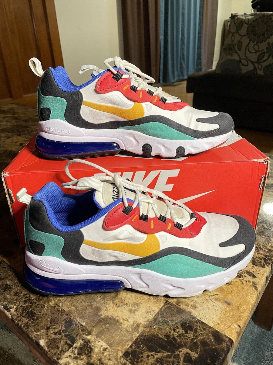 jeugd Kapper Vanaf daar Nike Air Max 270 React Phantom Multi-Color (GS) 6y | eBay