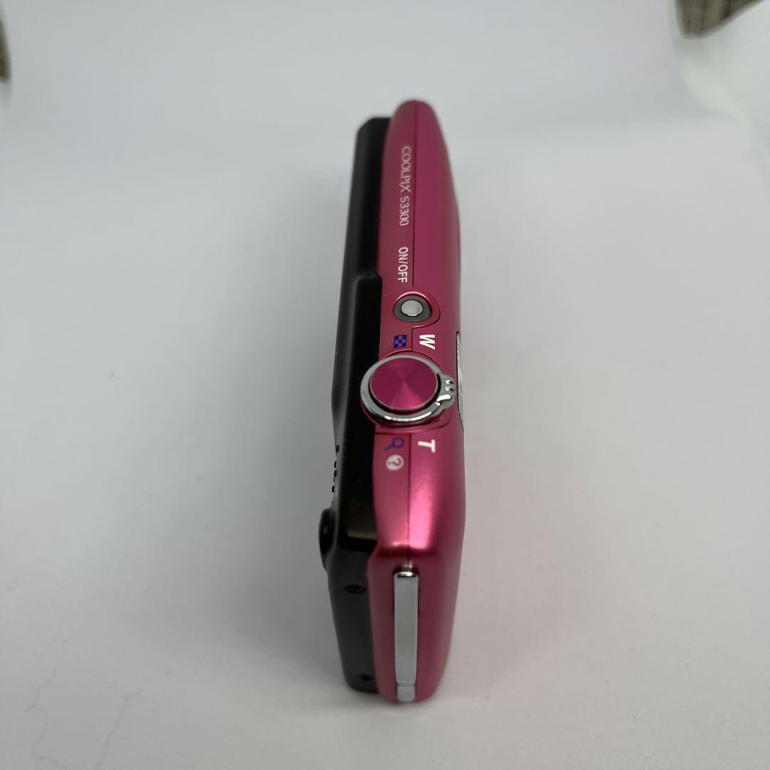 Nikon COOLPIX S3300 Strawberry Pink Digital Camera 6x Zoom w