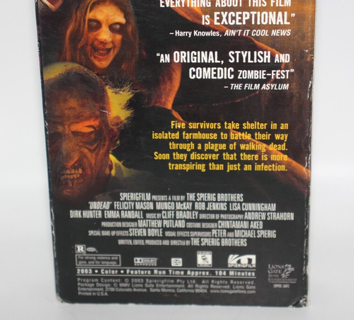 UNDEAD VHS Movie Video Tape Rarität Horror - 2003 Lions Gate - RAR getestet - Bild 8 von 16