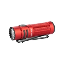 Olight Warrior Nano Red 1200 Lumens Small Tactical Dual Switch EDC Flashlight