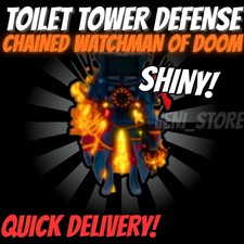 🔥SHINY ENCADENADO WATCHMAN OF DOOM🔥TOILET TOWER DEFENSE - UNIDAD - ¡MÁS BARATO!⚡💸