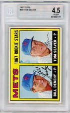 1967 Topps Tom Seaver Bill Denehy Rookie Stars #581 BVG 4.5 /Bill Rookie