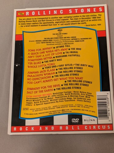 The Rolling Stones Rock & Roll Circus Very Good Condition w Book Recorded. - Imagen 4 de 7