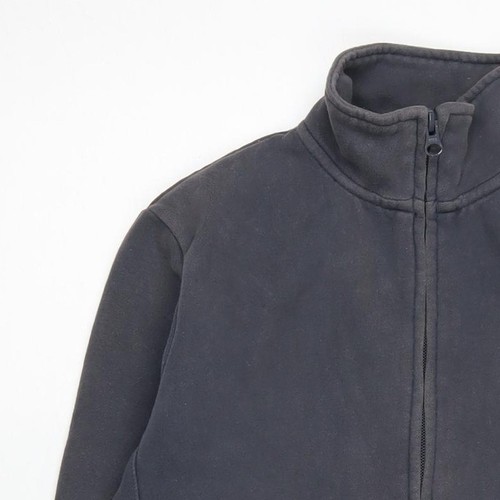 Domyos Boys Black Basic Jacket S Full Zip Autumn Winter - Picture 10 of 12