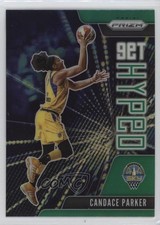 2021 Panini Prizm WNBA Get Hyped Green Prizm Candace Parker #10 14bn