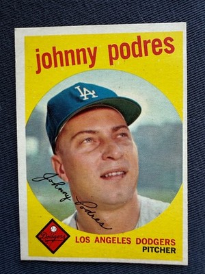 1959 Topps - Johnny Podres #495 - Excellent+