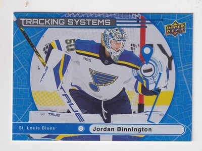 2025-26 Upper Deck TRACKING SYSTEMS #TS-25 JORDAN BINNINGTON St Louis Blues