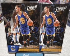 Panini Prestige 2016-17 Stephen Curry #7 Golden State Warriors 2 Card Lot NBA 
