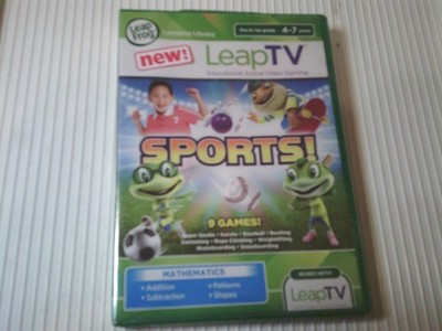 LeapFrog LeapTV Sports: Educational Active Video Game (4-7 Yrs) Math NEW SEALED