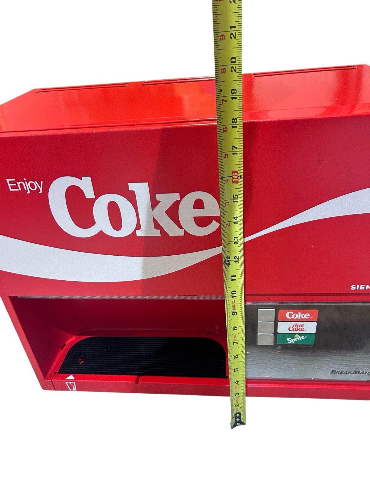 Original Coke Coca-Cola Breakmate Siemens Fountain Soda Machine Red | eBay