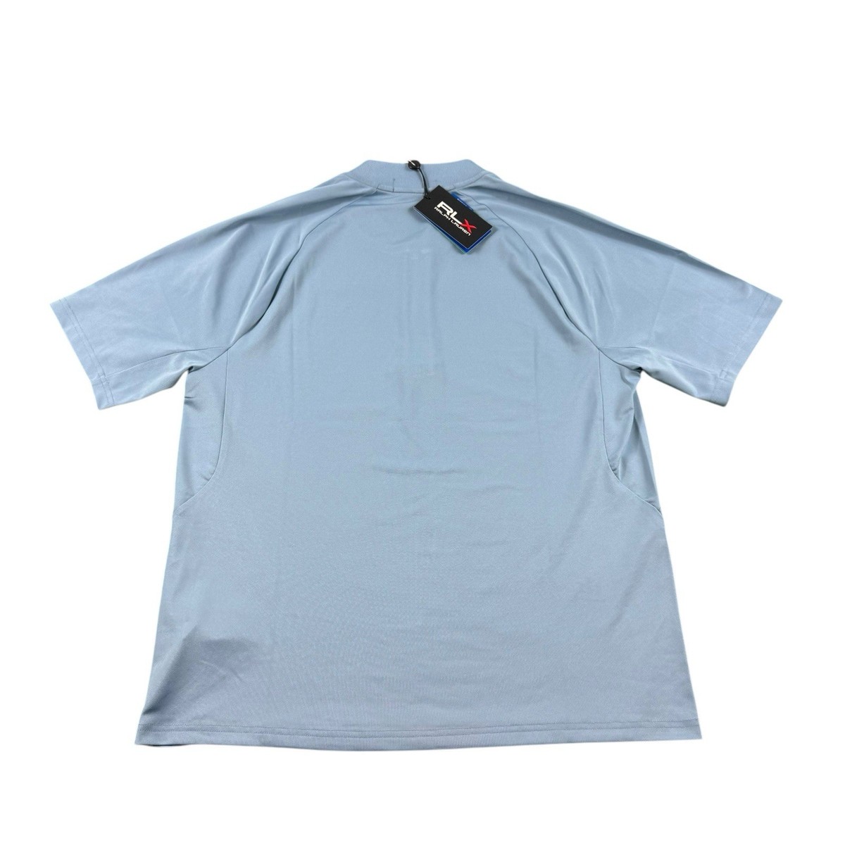RLX ライトブルー ポロシャツBlue polo shirts Polo Ralph Lauren RLX Golf Classic-Fit Solid Performance S/S