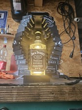 Jack Daniels Klappbox LED beleuchtet Magnetisch  Schwarz Wei&szlig; Whiskey Deko