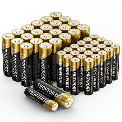 #ad AA and AAA Batteries Combo 24 Max Double A and 24 Max Triple A Alkaline Battery $19.69