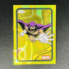 2025 Topps Chrome Marvel - SWARM - #16 Yellow Lava Refractor Near Mint