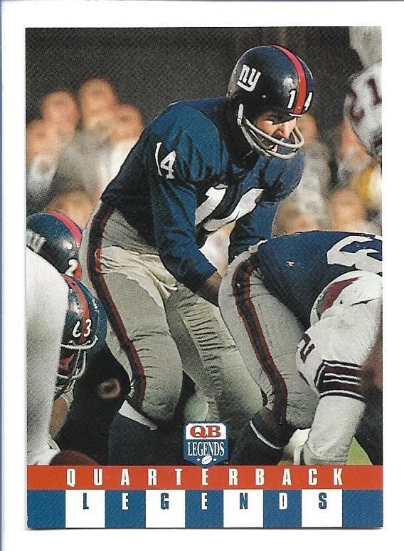 Y.A. Tittle 1991 Quarterback Legends #41 - New York Giants
