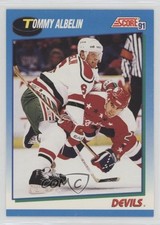 1991-92 Score Canadian Tommy Albelin #393 1dm1