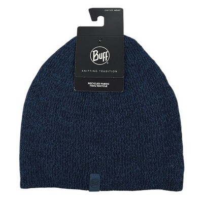 BUFF Denim Blue JARN Acrylic Cotton Blend Knit Beanie Hat ONE SIZE NWT