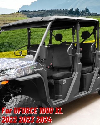 11pc UTV Seat Covers Waterproof For CFMOTO Uforce 1000 XL 2022-2026 Black