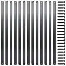 Aluminum Deck Balusters,Flat Metal Deck Spindles, for Deck Railing Porch Indo...