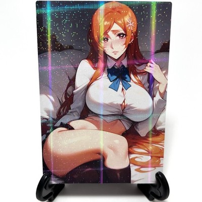 Bleach Orihime Inoue Sexy Anime Waifu Girl Doujin Lewd Goddess Story Art Card