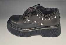 Marco Moreo women's black lace-up shoes