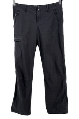 Merrell Selectwick Cargo Pants Womens 10 x 30 Straight Black Hiking Nylon Active