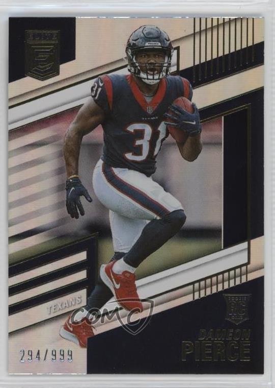 2022 Panini Donruss Elite Rookies 294/999 Dameon Pierce #161 Rookie RC 0zu6