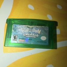 Pokemon Emerald Version GBA Authentic New Battery Gameboy Advance Cartridge