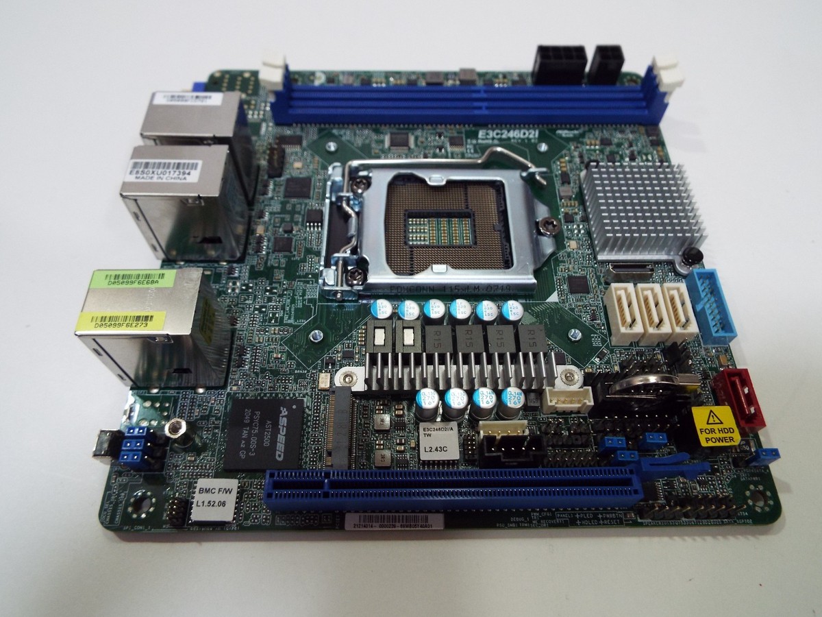 ASRock Rack E3C246D2I Mini-itx Server Motherboard LGA 1151 Intel