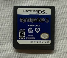 Nintendo DS Rockband 3 Video Game Cartridge 