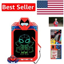 10-Inch Spider Hero LCD Writing Tablet for Kids - Safe  Portable Creativity