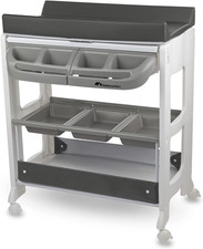 Dolphy Fasciatoio Con Vaschetta Bagnetto Neonato 2 in 1, 0-12 Mesi (Max 11Kg), F