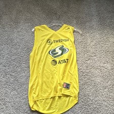 Seattle Storm Canada WNBA Yellow Basketball Jersey #21